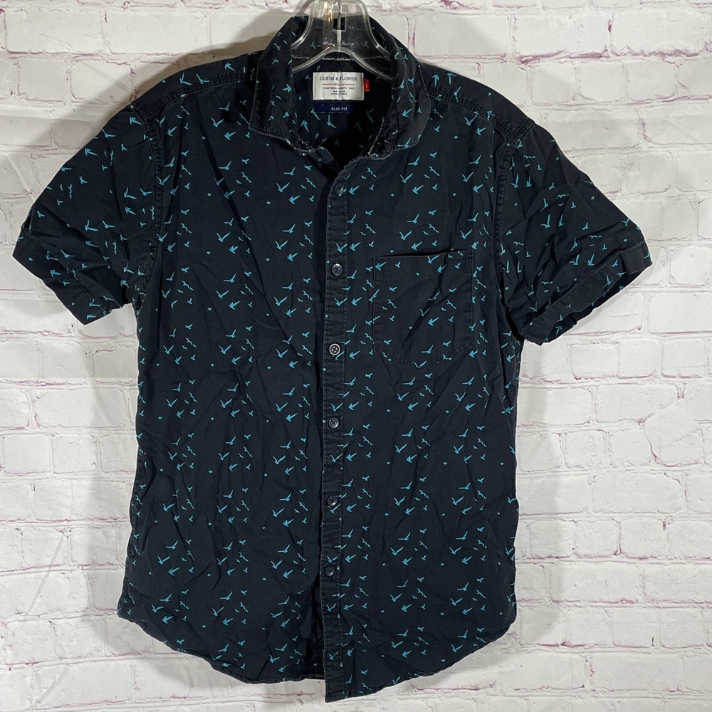 Denim & Flower Seagull Button Down Shirt